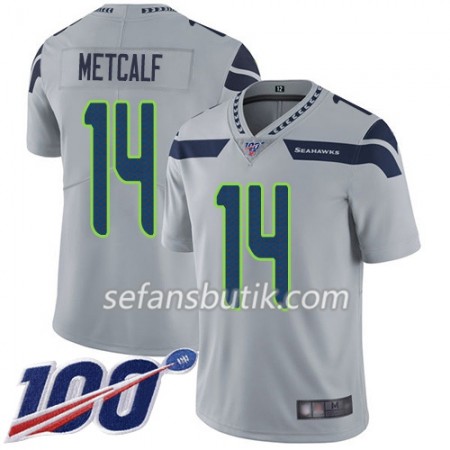 Seattle Seahawks Tröjor D.K. Metcalf 14 Nike Alternate 100th - Herr Seattle Seahawks Tröjor D.K. Metcalf 14 Nike Alternate 100th - Herr